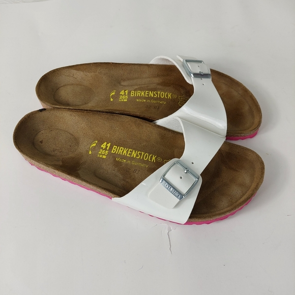 Birkenstock White Sandals - 41 Narrow (Women’s 10.5) - Picture 3 of 10